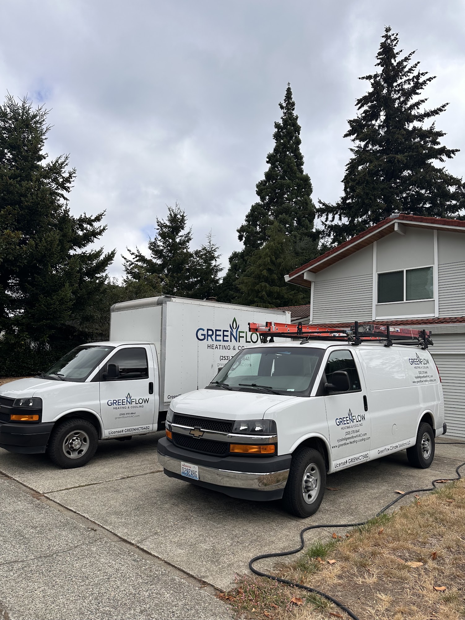 GreenFlow installing a furnace in Tacoma WA